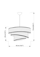 Люстра Opviq Couper Hazeran White фото №5 — интернет-магазин Desire.md