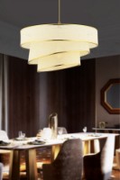 Люстра Opviq Couper Hazeran White/Gold