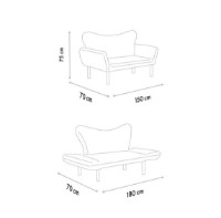Диван Atelier Del Sofa Chatto Grey фото №7 — интернет-магазин Desire.md