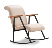 Кресло-качалка Atelier Del Sofa Yoka Cream фото №3 — интернет-магазин Desire.md