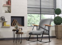 Кресло-качалка Atelier Del Sofa Yoka Grey