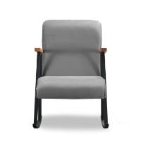 Кресло-качалка Atelier Del Sofa Yoka Grey фото №2 — интернет-магазин Desire.md