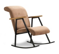 Кресло-качалка Atelier Del Sofa Yoka Light Brown фото №3 — интернет-магазин Desire.md