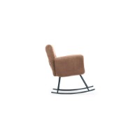 Fotoliu balansoar Atelier Del Sofa Kono Light Brown imaginea #3 — magazin online Desire.md