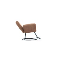 Fotoliu balansoar Atelier Del Sofa Kono Light Brown imaginea #4 — magazin online Desire.md