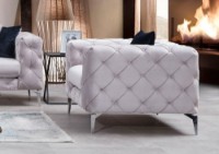 Кресло Atelier Del Sofa Como Light Grey фото №2 — интернет-магазин Desire.md