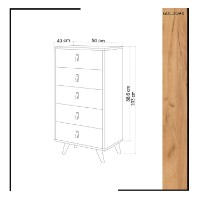 Комод Hanah Home Frenzu фото №4 — интернет-магазин Desire.md
