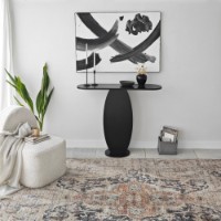 Masă consolă Hanah Home Ellittica Anthracite
