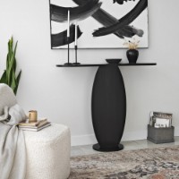 Masă consolă Hanah Home Ellittica Anthracite imaginea #3 — magazin online Desire.md