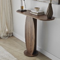 Masă consolă Hanah Home Ellittica Walnut imaginea #5 — magazin online Desire.md