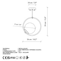 Люстра Opviq Dolunay 3903 фото №9 — интернет-магазин Desire.md