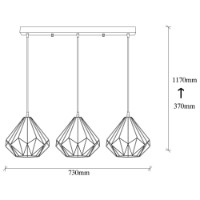 Люстра Opviq Diamond 704-S1 фото №3 — интернет-магазин Desire.md