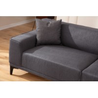 Canapea Atelier Del Sofa Petra 3 Anthracite imaginea #2 — magazin online Desire.md