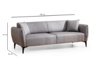 Диван Atelier Del Sofa Belissimo Grey фото №8 — интернет-магазин Desire.md