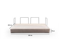 Бескаркасный диван Atelier Del Sofa Via Con Cream фото №8 — интернет-магазин Desire.md