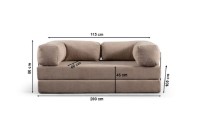 Бескаркасный диван Atelier Del Sofa Via Con Ecru фото №9 — интернет-магазин Desire.md