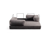 Бескаркасный диван Atelier Del Sofa Via Con Grey фото №3 — интернет-магазин Desire.md