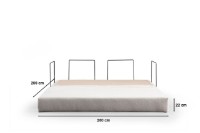 Бескаркасный диван Atelier Del Sofa Via Con White фото №9 — интернет-магазин Desire.md