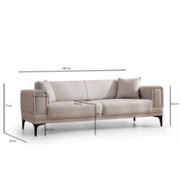 Canapea Atelier Del Sofa Horizon Ecru imaginea #8 — magazin online Desire.md