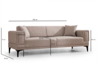 Canapea Atelier Del Sofa Horizon Light Brown imaginea #10 — magazin online Desire.md