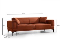 Диван Atelier Del Sofa Horizon Tile Red фото №9 — интернет-магазин Desire.md