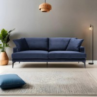 Canapea Atelier Del Sofa Papira 3 Seater Navy Blue imaginea #3 — magazin online Desire.md