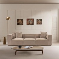 Canapea Atelier Del Sofa Sora 3 Cappuccino