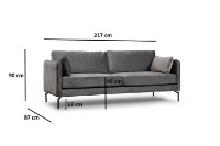 Диван Atelier Del Sofa Sino 3 Seater фото №8 — интернет-магазин Desire.md
