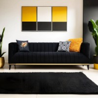 Canapea Atelier Del Sofa Bellino Black imaginea #3 — magazin online Desire.md