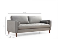 Canapea Atelier Del Sofa Rome Light Grey imaginea #13 — magazin online Desire.md