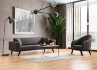 Диван Atelier Del Sofa Leon 3 Seater Anthracite фото №3 — интернет-магазин Desire.md