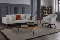 Canapea Atelier Del Sofa Leon 3 Seater Light Grey