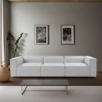 Canapea Atelier Del Sofa Fora 3 Seater Light Grey
