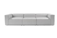 Диван Atelier Del Sofa Fora 3 Seater Light Grey фото №2 — интернет-магазин Desire.md