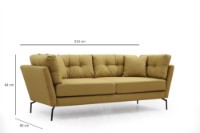 Canapea Atelier Del Sofa Mapa Greenish Yellow imaginea #10 — magazin online Desire.md