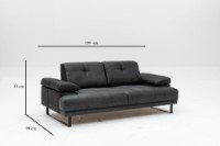 Диван Atelier Del Sofa Mustang Anthracite фото №12 — интернет-магазин Desire.md
