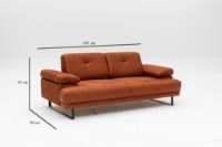 Canapea Atelier Del Sofa Mustang Orange imaginea #15 — magazin online Desire.md