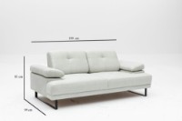 Canapea Atelier Del Sofa Mustang White imaginea #12 — magazin online Desire.md
