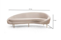Диван Atelier Del Sofa Eses Right Beige фото №8 — интернет-магазин Desire.md