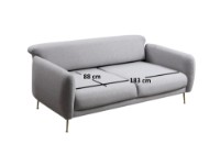 Canapea Atelier Del Sofa Sevilla 3 Seater Grey imaginea #6 — magazin online Desire.md