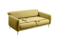 Диван Atelier Del Sofa Sevilla 3 Seater Yellow фото №4 — интернет-магазин Desire.md