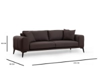Диван Atelier Del Sofa Kenzo 3 Grey фото №6 — интернет-магазин Desire.md