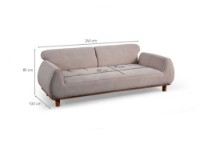 Canapea Atelier Del Sofa Drop 3 Seater White imaginea #12 — magazin online Desire.md