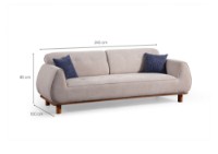 Canapea Atelier Del Sofa Drop 3 Seater White imaginea #13 — magazin online Desire.md