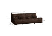 Диван Atelier Del Sofa Bocek Brown фото №7 — интернет-магазин Desire.md