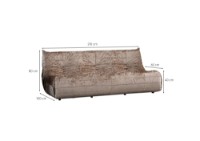 Диван Atelier Del Sofa Bocek Cream фото №7 — интернет-магазин Desire.md
