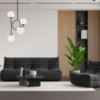 Диван Atelier Del Sofa Bocek Dark Grey фото №2 — интернет-магазин Desire.md