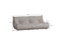 Диван Atelier Del Sofa Bocek White фото №6 — интернет-магазин Desire.md