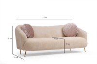 Canapea Atelier Del Sofa Istiridye Beige imaginea #10 — magazin online Desire.md