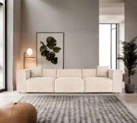 Canapea Atelier Del Sofa Lora 3 Seater Cream